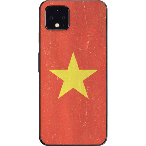 Vietnam Flag Distressed Google Pixel 4 Skin